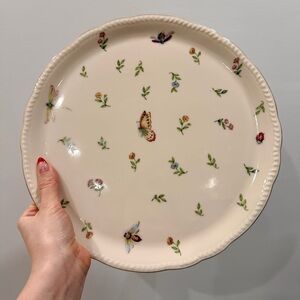 Skye McGhie Garden Whispers large plate vintage